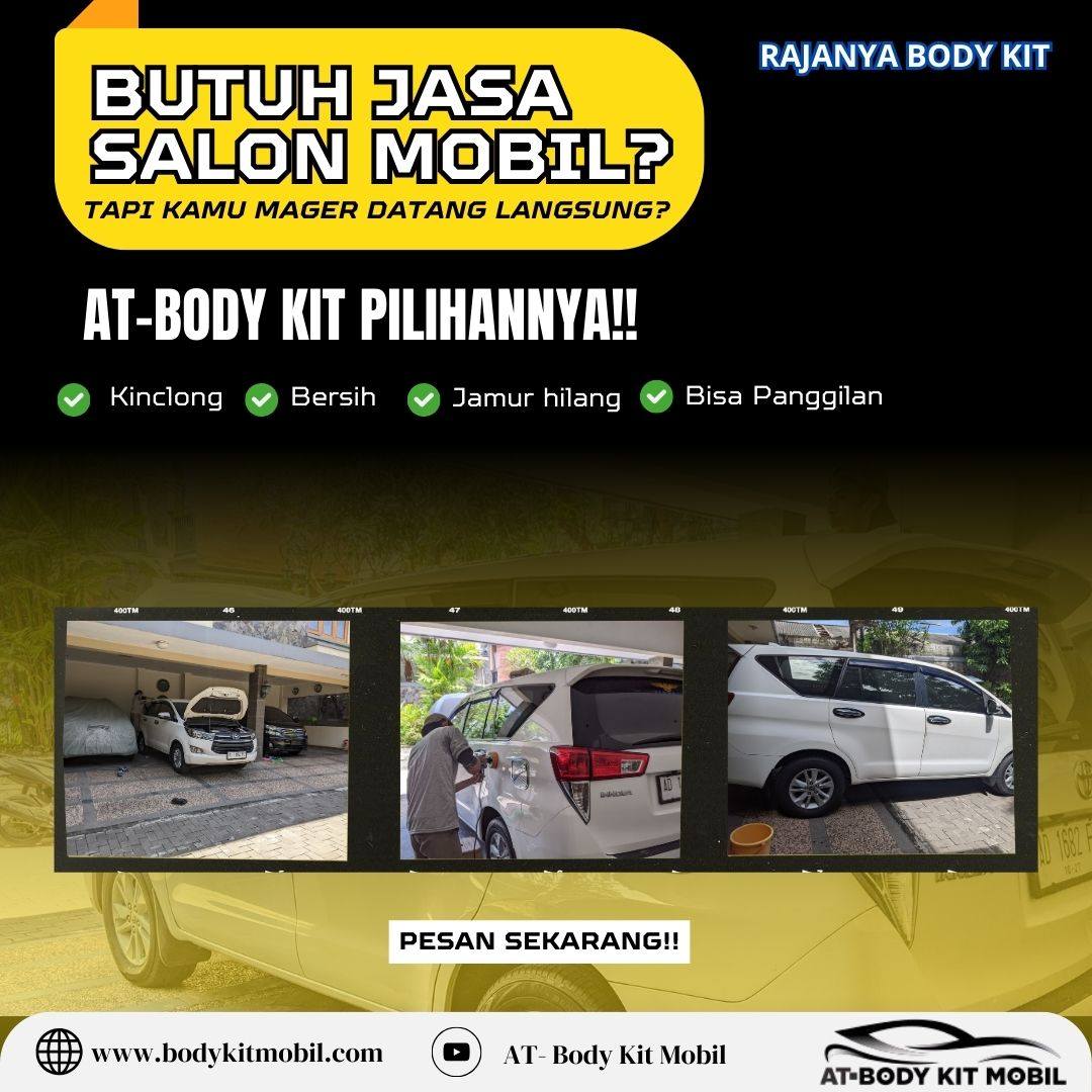 Salon Mobil di Rumah Customer